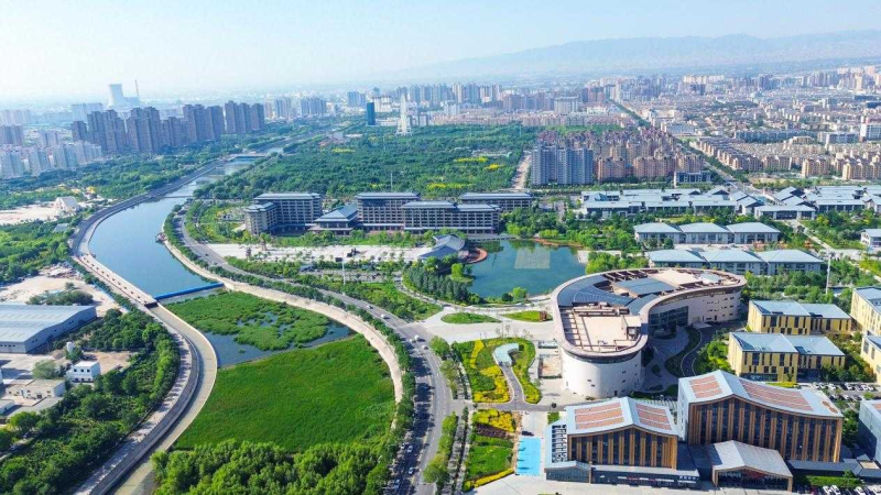 甘肃武威市:中水回用畅通“绿色水脉” 为城市“解渴”