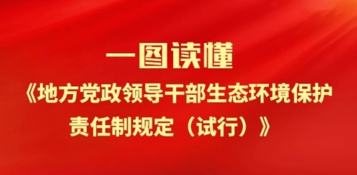 一图读懂 | 《地方党政领导干部生态环境保护责任制规定(试行)》