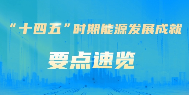“十四五”时期能源发展成就速览