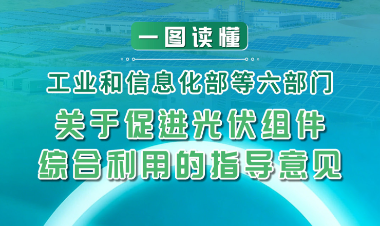 一图读懂《关于促进光伏组件综合利用的指导意见》