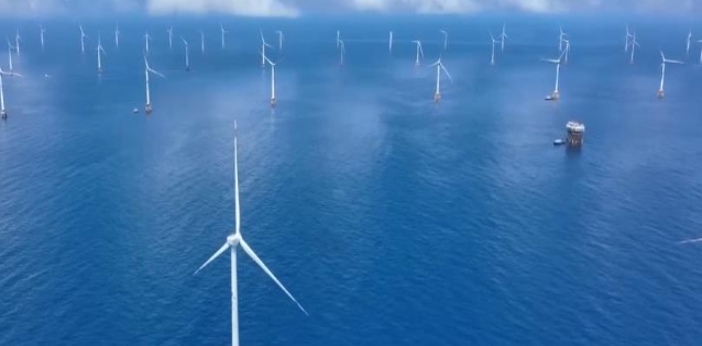 我国水深最深海上风电项目全容量并网发电