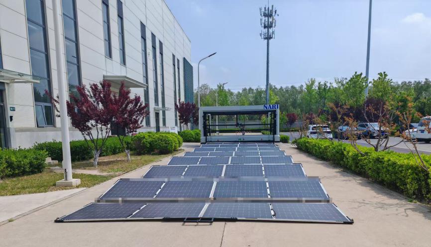 南瑞自移动式折叠光伏电站交付 解锁户外应急保供电新场景